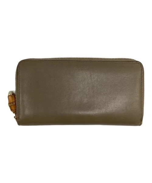 Portefeuille long cuir bambou accessoires cuir occasion