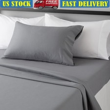 Soft Microfiber Bed Sheets Set 85 GSM All Season Easy Care Wrinkle Free New