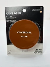 COVERGIRL Clean Pressed Powder 120 CREAMY NATURAL ORIGINAL TALC - NEW SEALED