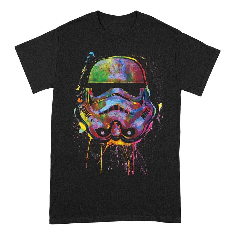 Star Wars T-shirt Paint Splats Casco Pcmerch - Imagen 1 de 1