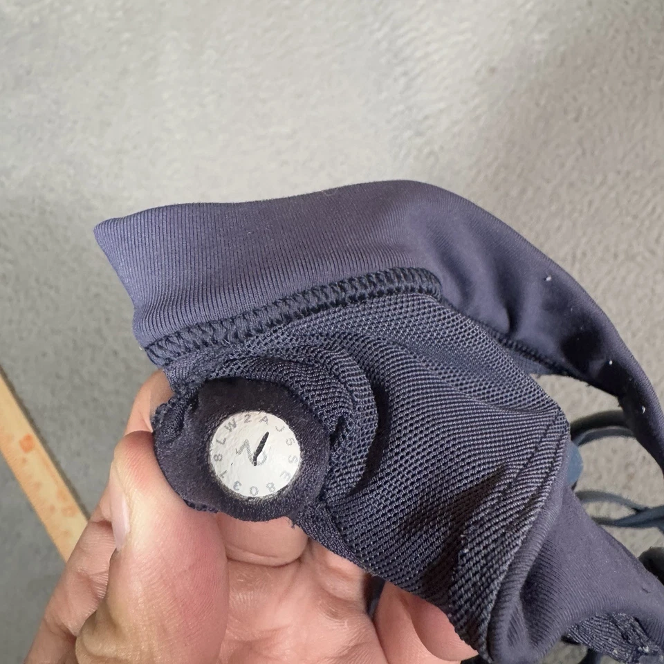 Sujetador deportivo Lululemon para mujer 2 azul ocio yoga deportes libre para bailar logotipo Foto 4 de 4