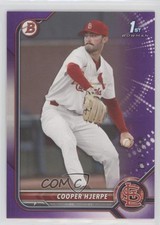 2022 Bowman Draft Purple 137/250 Cooper Hjerpe #BD-95 0fz3