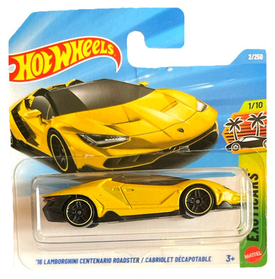 Hot Wheels '16 Lamborghini Centenario Roadster 1/10 2026 2/250 1:64 Modellauto