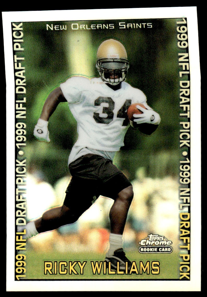 1999 Topps Chrome Refractor Ricky Williams Rookie #135
