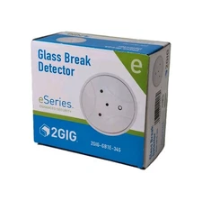 2GIG GB1e-345 Home Security Encrypted Glass Break Detector Batteries Included