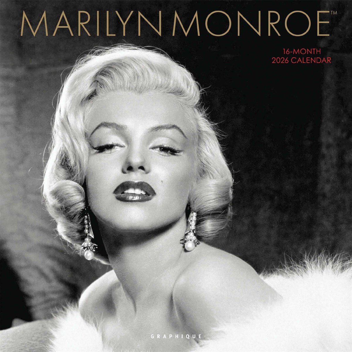Marilyn Monroe Calendar 2026, Wall Calendars, Month To View, Entertainment, Gift