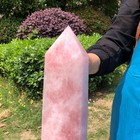 9.74LBNatural beautiful Powder Crystal Column Wand Obelisk Mineral Healing 5056 — photo 8
