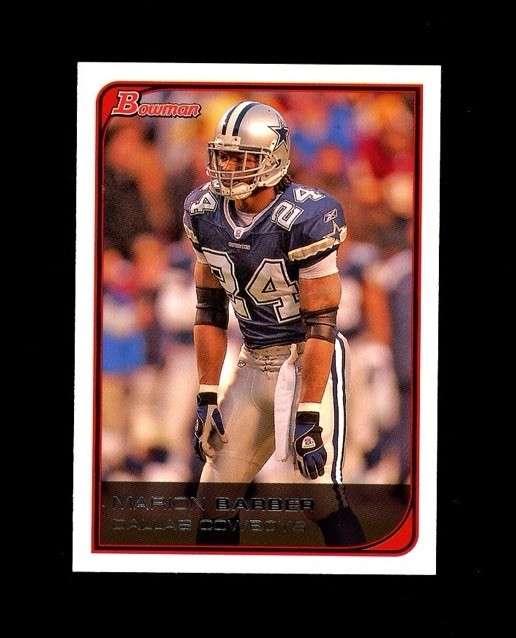 2006 Bowman WHITE BORDER SP MARION BARBER /125! Dallas Cowboys SEE