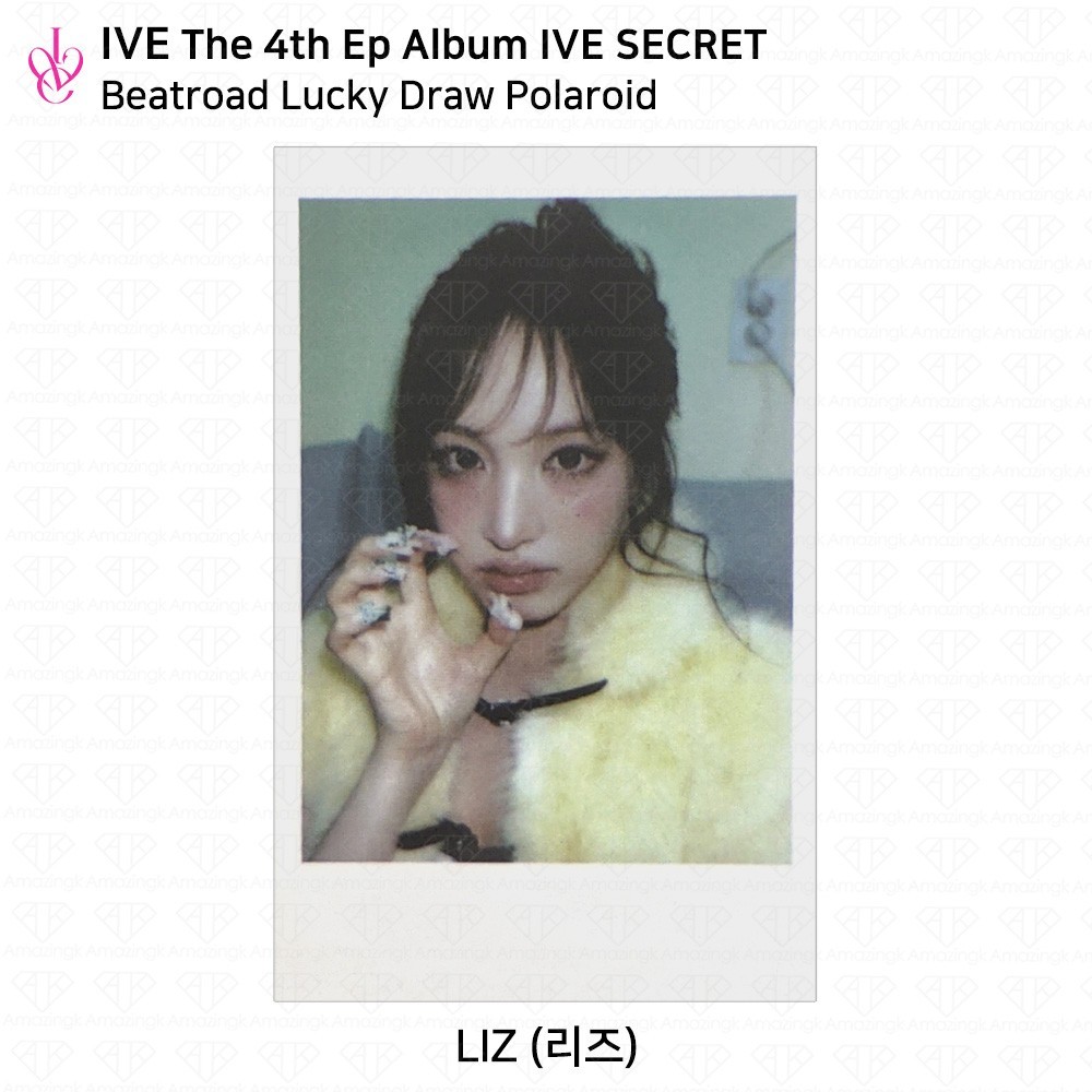 IVE 4th EP Album IVE SECRET Beatroad Luckydraw Photocard WONYOUNG