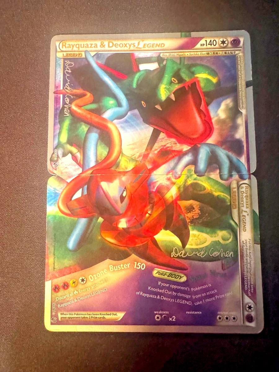 Rayquaza & Deoxys Legend 89/90 World Championship Decks for sale