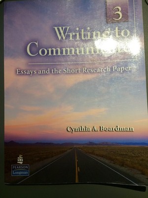 Writing to Communicate 3: Essays and the Short Research Paper - paperback BO...