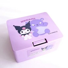 Sanrio Kuromi One-Push Mini Storage Case   Cute Compact Organizer for Small Item