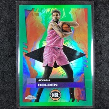 2024-25 Topps Chrome NBL JONAH BOLDEN Base Green 12/99 #54