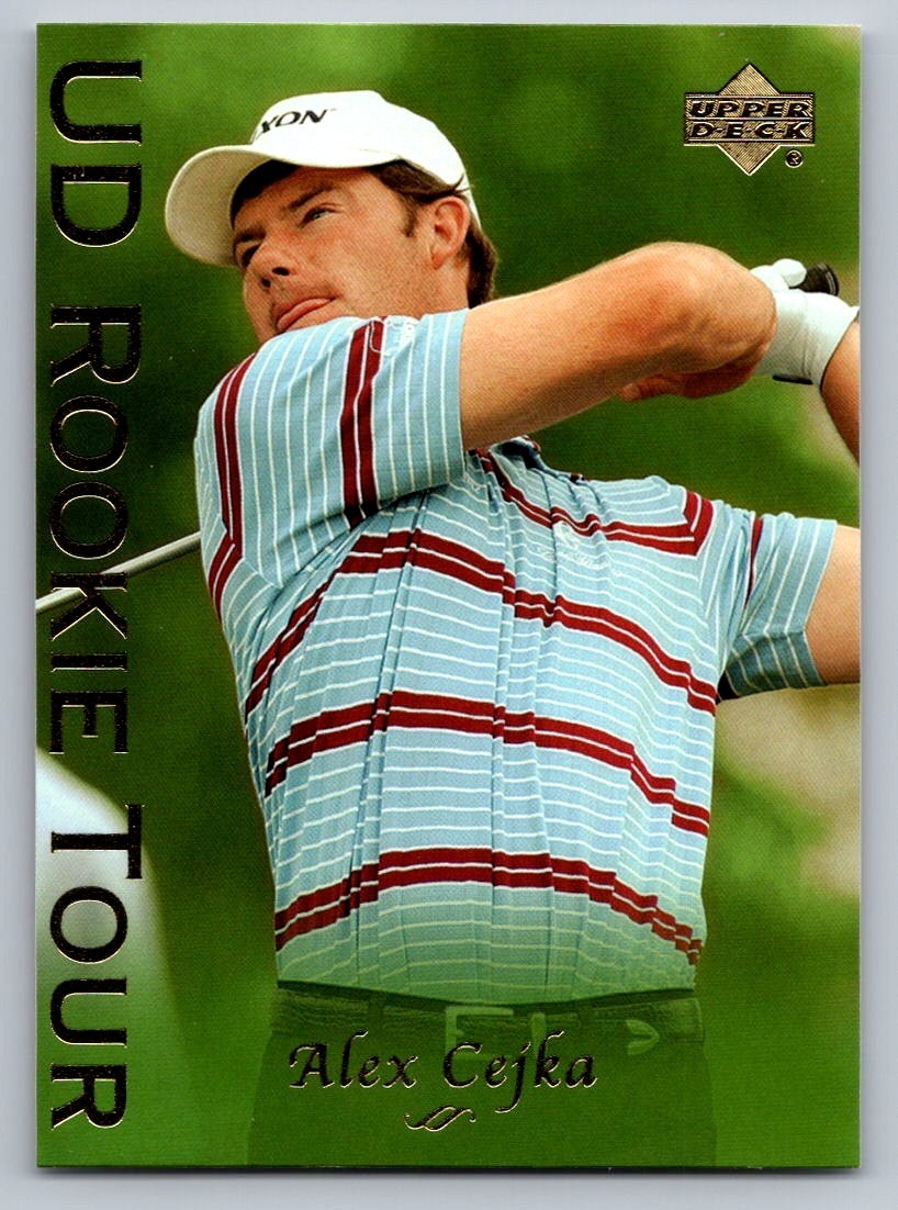 2003 UPPER DECK GOLF CARD UD ROOKIE TOUR #44 ALEX CEJKA