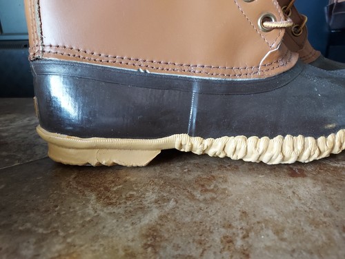 SOREL Winter Boots Canada Leather Winter High Laced Mens Size 9 Sierra Design - Picture 3 of 10