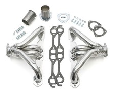 Hedman 68406 Silver 1.625 Block Hugger Headers For Sb Chevy Wangle-plugs Hedman 68406 Silver 1.625 Block Hugger Headers For Sb Chevy Wangle-plugs