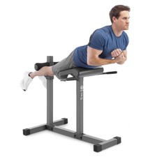 Adjustable Hyperextension Roman Chair / Exercise Hyper Bench JD-3.1 Dark grey