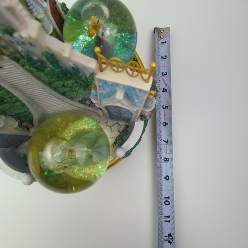 Disney Princess Castle Snow Globe Cinderella Snow White Aurora Display FLAWED - Picture 18 of 22