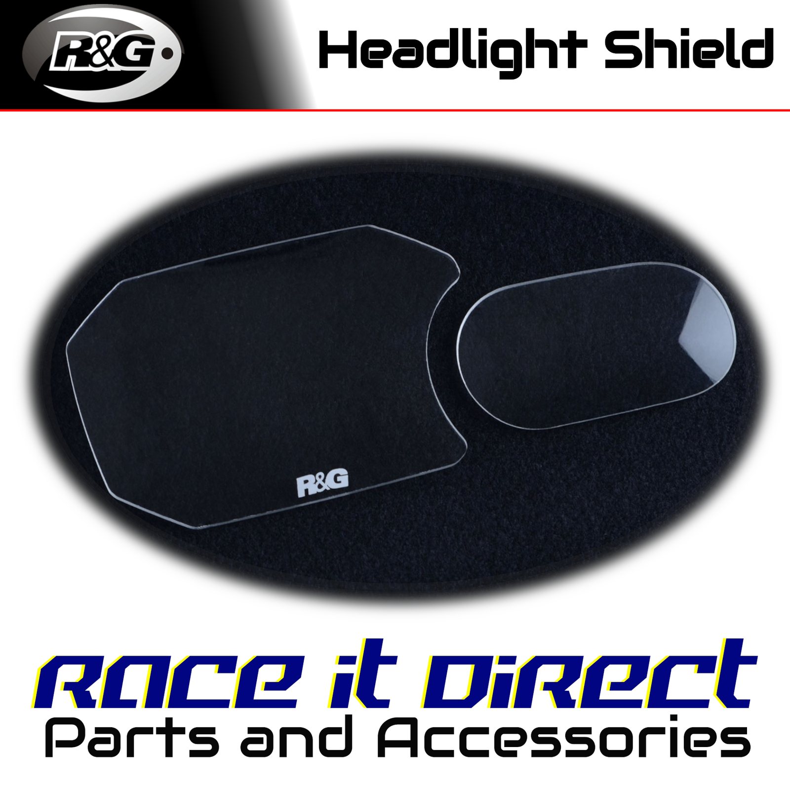 R&G - HLS0017CL - Headlight Shields