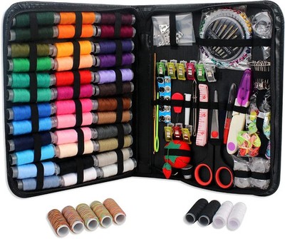 Premium Large Sewing Kit for Adults, 237 Pcs DIY Sewing Kit, Needle and Thread K