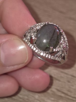 GP Collection Labradorite TJC 925 Labradorite And Cz Ring