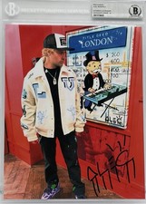 Alec Monopoly Signed Encapsulated 8x10 Photo BAS Autograph Grade 10 Beckett