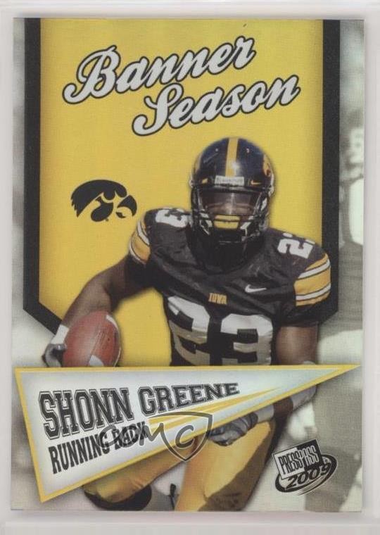 Shonn Greene Press Pass Banner Season #BS5 Base