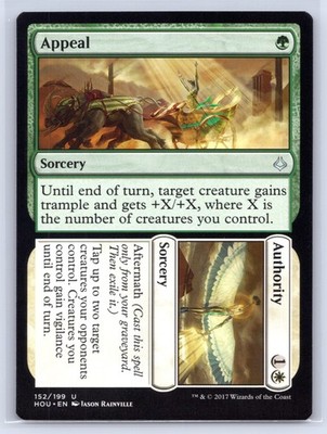 MTG LP-NP Normal Appeal // Authority 152 U Hour of Devastation