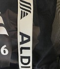 ALDI 50th Anniversary Mesh Tote Bag Black with EST 1976 on Cream Straps — photo 4