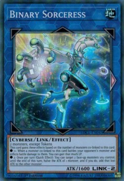 YuGiOh Binary Sorceress SDCL-EN043 Super Rare Englisch NM 1st