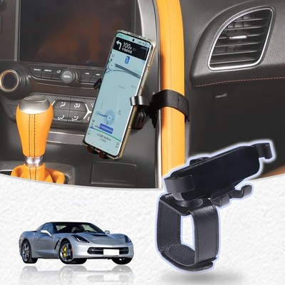 Center Console Car Mobile Phone Mount Compatible with Chevrolet Corvette C7 2...