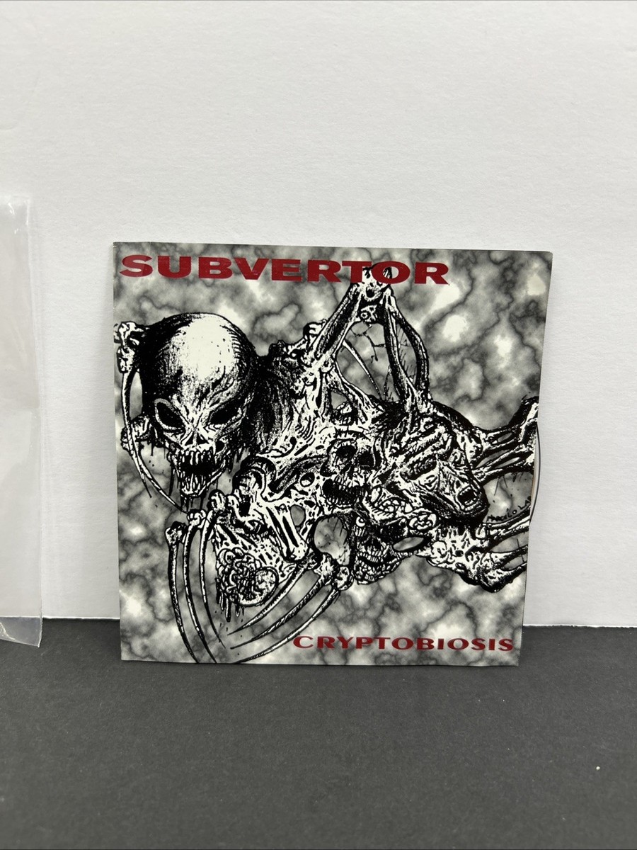 SUBVERTOR CRYPTOBIOSIS 1998 Wild Rags Records CD WWR111 DEATH