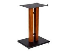 Monolith 24in Cherry Wood Speaker Stand with Adjustable Top Plate, Cherry (Each)