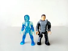Mega Bloks Construx Halo UNSC Infinity FVK37 Cortana & Chief Captain Lasky