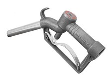 1" Fill-Rite Manual Fuel Nozzle with Hook - Gasoline and Diesel Compatible