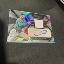 2023 Select Jonatan Clase Rookie Jersey Auto 34/99 RC Rookie #PJA-JL Mariners