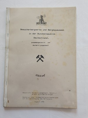 Visitor Mines and Mining Museums in the Federal Republic of Germany Address Book