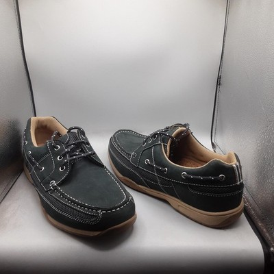G.H. Bass & Co Shoes Mens Size 11 Green Earl Boat Moc Toe Sneakers 2133-400