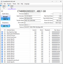 Crucial BX200 480GB SATA III 2.5" Solid State Drive SSD CT480BX200SSD1 Tested