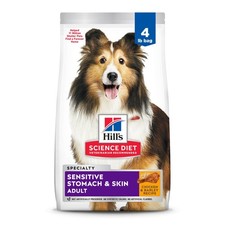 Hill's Science Diet Sensitive Stomach Skin Chicken Dry Dog Food, 4lb Bag