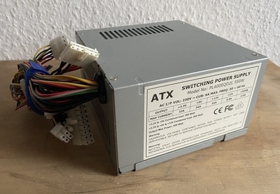 550W ATX Netzteil PL400EQD2L | 20-Pin | Molex | Auxiliary Connector | Retro PC