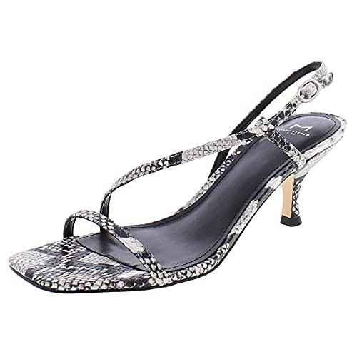 Marc Fisher LTD Womens Gove 2 Leather Dress Sandals B/W 10 Medium (B,M)