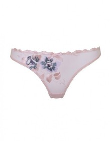 Agent Provocateur JULIE Thong L/4 NWT Peach & Blue Orig $145 VERY RARE! [M1]