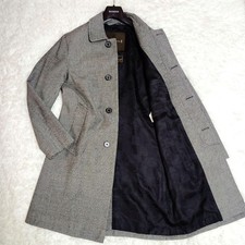 Mackintosh Dunkeld Cashmere Glen Check Coat Size 36 Gray