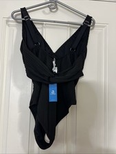 CUPSHE Women's One Piece Swimsuit Wide Straps V Neck Size XL