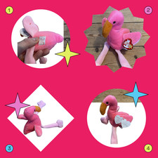 Ty Beanie Babies - Pinky the flamingo soft toy | plush | plushie 