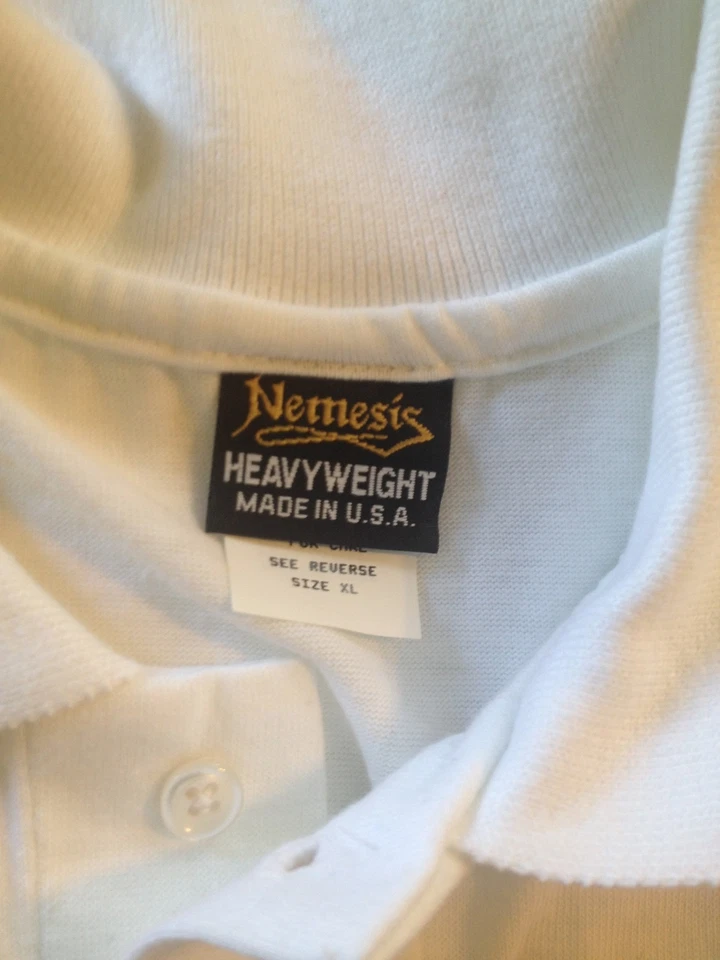 New/Never Worn - Mens White Polo Shirt Merrillville Police Department - Size XL Foto 3 de 3