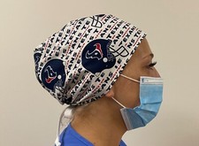 Houston Texans NFL Surgical Scrub Cap,Houston Texans Scrub, Tie back Adjustable