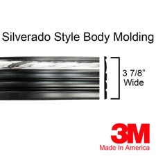 Chevy Silverado Chromeblack Side Body Trim Molding 3 78 - 120 - By Brickyard