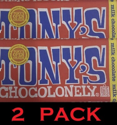 2x Tony's Chocolonely ORIGINAL Milk Chocolate Bar 6.35 oz - 2 PACK